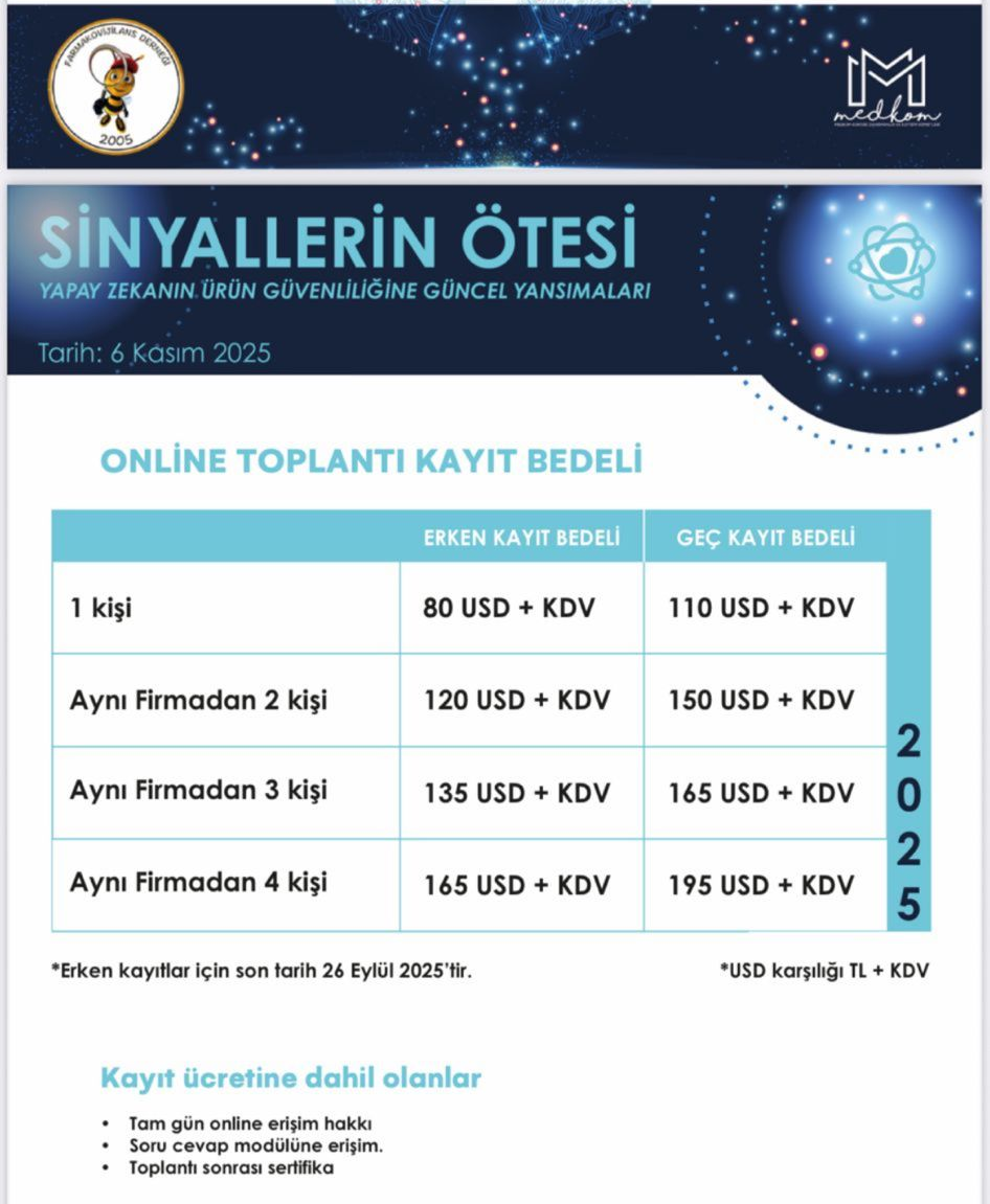 Sinyallerin Ötesi Toplantısı Erken Kayıt Tarihi